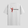 Hemisphere White Half Sleeve T-Shirt